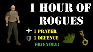 1 Hour of Rogues as a Pure (Wilderness Slayer) [60 Attack/90 Strength] - OSRS