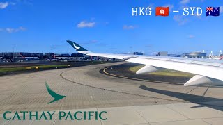 FLIGHT | Cathay Pacific | Hong Kong (HKG) - Sydney (SYD) | A350-1000 | CX-139