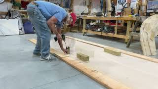 How to Make a Boat Building Construction Jig - Somes Sound 12 1/2 - Episode 13