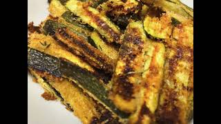 Bastoncini di zucchine al forno