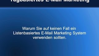 Tagbasiertes E Mail Marketing - So funktioniert's