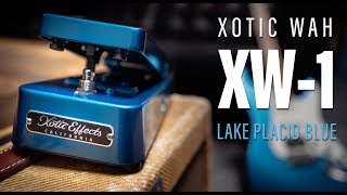 Xotic Wah XW-1 Lake Placid Blue Special Edition Demo