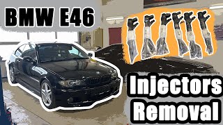 Taking care of my daily | Injector Removal | BMW E46 330cd | DWNWRK