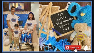 Klaud’s 1st Birthday | DIY Cookie Monster Theme Party | Birthday Theme Idea | Sept 2021