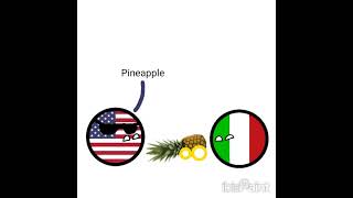 This a pineapple #countryball #pineapple