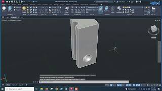 How to Extrude a Face of 3D model in AutoCAD 3D | Gobeshona