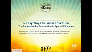 5 Easy Ways to Fail in Education