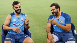 रोहित शर्मा ने की ViratKohli🤩 की जमकर तारीफ post match interview me🤗#indvsaus