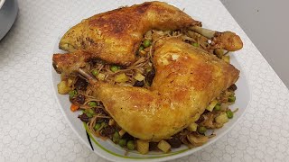 برياني مع افخاذ الدجاج 🐔🐓ثواب على روح اخي