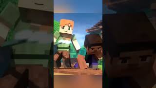 Fight for your land | @SquaredMediaYT #shorts #minecraft #animation #steve #alex #top