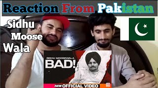 SIDHU MOOSEWALA  Bad Song Reaction From Pakistan | Dev Ocean | Karandope | Latest Punjabi Songs 2020