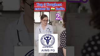 Top 5 Toughest exams in India||भारत में सबसे कठिन परीक्षा|| #shorts #shortvideo #growuppathshala