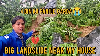 4 Din ko pani le garda darlagdo😭💔 landslide vayo maro  ghar ko cheu ma | Eddie vlogs 26 |