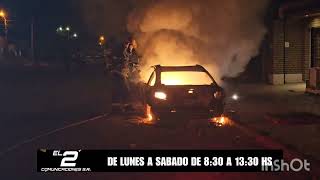 SE INCENDIO UN AUTO EN PATAGONES