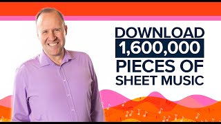 How to find 1.6 million pieces of sheet music for download