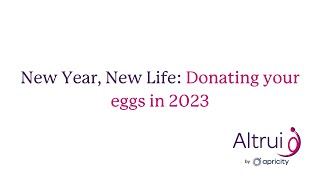 Webinar: Donating your eggs in 2023