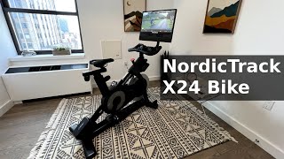 NordicTrack X24 Bike First Impressions and Demo