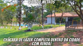 CHÁCARA / SÍTIO A VENDA | Casa, piscina, salão de festas, campo e quadra.