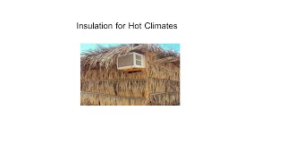 Insulation for Hot Climates