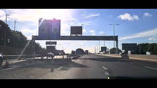 Driving on M4 Motorway 🛣 Saturday Morning