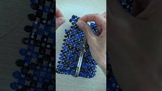 Плетенная сумочка из стеклянных бусин на Фермуаре #beadsbag #tutorial #handmade #fyp