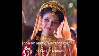 Adharam madhuram song radha krishna episode 2021