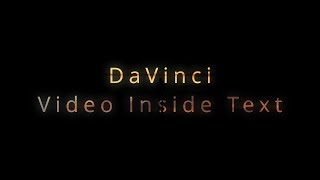 DaVinci Resolve Cinematic Text Intro