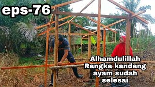 di saat hujan deras,Anak dan istriku kedinginan,sampai ke tiduran,