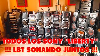 Todos los SONY "LIBERTY LBT" INTERCONECTADOS Y SONANDO JUNTOS‼️🤩😎🔊 demo de audio #121🔊🔊🔊🔊🔊🔊🔊