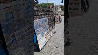 Souvenirs stall #shortvideo #Roma #satisfying