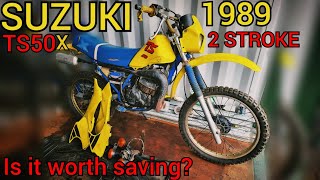 CAN I FIX THIS 80s 2 STROKE DIRT BIKE? SUZUKI TS50X