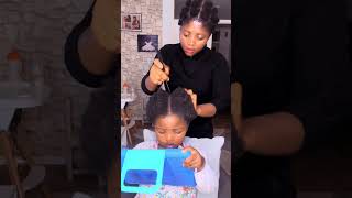 EASY KIDS HAIRSTYLE ON SHORT 4C HAIR || NATURAL HAIR HAIRSTYLE 😻