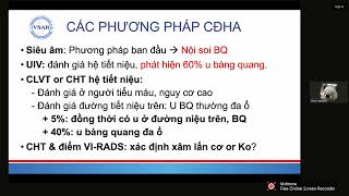 CẬP NHẬT CHẨN ĐOÁN HÌNH ẢNH U BÀNG QUANG