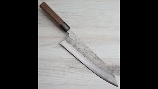 Matsubara Blue #2 Nashiji Gyuto 240mm Unboxing