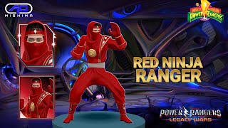 Rocky - Red Ninja Ranger with Character Card