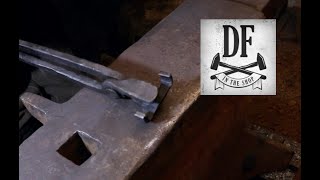 Forging large box jaw tongs - DF In the Shop