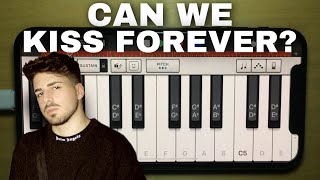 Recreating “Can We Kiss Forever” by KINA on Iphone!