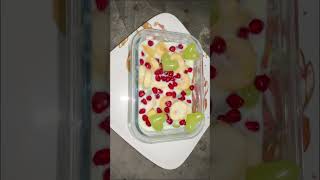 Indian Fruit Salad with Custard Sauce #fruitcustard #morningbreakfast #recipe