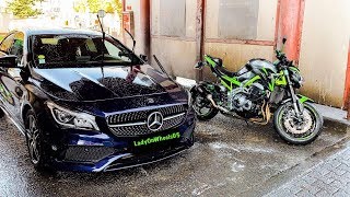 Z900 + Mercedes - Dia do BANHO