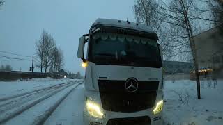 Рейс на Екатеринбург Часть-1. Mercedes Actros mp5