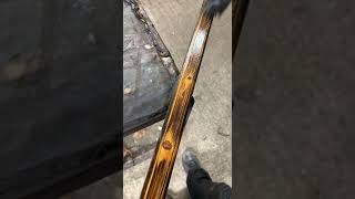 Applying an English light oak stain ! #woodworking #wood