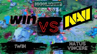 🟥ПРЯМО ПОД ФОНТАНОМ ЗАГНОБИЛИ | 1win vs Natus Vincere TI 2024: QC EEU | 16.06.2024