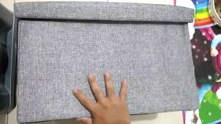 Sofa Kotak Penyimpanan Barang - unboxing