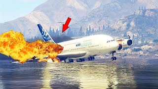 GTA V Airbus A380-800 Airplanes Best Extreme Longer Crash and Fail Compilation