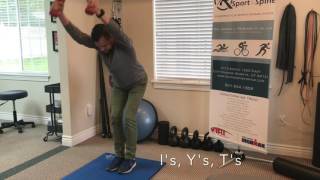 Shoulder I's, Y's, & T's for Shoulder Pain - Cottonwood Heights Utah Sports Chiropractor