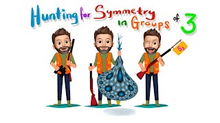 Hunting for Symmetry in Groups of 3!