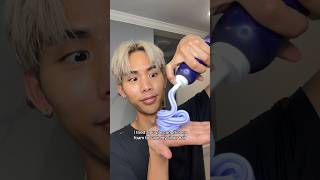 Can this purple conditioner foam save my silver hair?? 😮