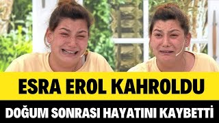 ESRA EROL KÜBRA SEZER YAYIN SONRASI DOĞUM YAPTI ESRA EROL MÜGE ANLI YANINA KOŞTU