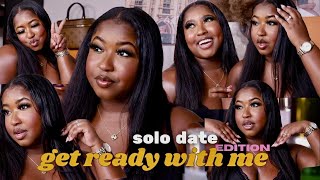 GET READY WITH ME | SOLO DATE EDITION : NO FOUNDATION FLAWLESS MAKEUP LOOK