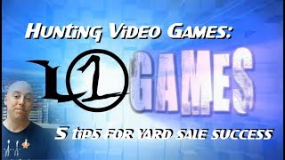 Hunting Video Games: 5 Tips for yard sale success